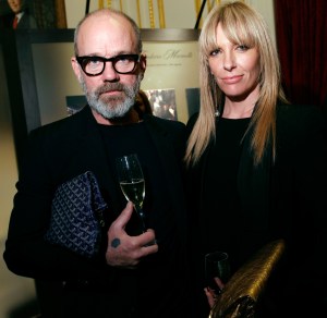 Musician Michael Stipe and actress Toni Collette attend Acqua di Parma gala event with Roberto Bolle; Photo: Getty Images for Acqua di Parma